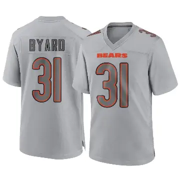 ＃31 Youth Kevin Byard III Gray Game Chicago Bears Atmosphere Fashion Jersey