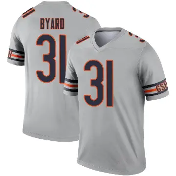 ＃31 Youth Kevin Byard III Legend Chicago Bears Inverted Silver Jersey