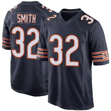 ＃32 Youth Terell Smith Navy Game Chicago Bears Team Color Jersey