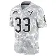 ＃33 Men's Charles Tillman Arctic Camo Limited Chicago Bears 2024 Salute to Service Jersey