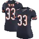 ＃33 Women's Charles Tillman Navy Legend Chicago Bears Color Rush Jersey