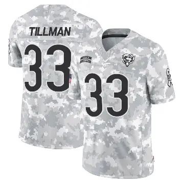 ＃33 Youth Charles Tillman Arctic Camo Limited Chicago Bears 2024 Salute to Service Jersey