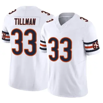 ＃33 Youth Charles Tillman White Limited Chicago Bears Vapor F.U.S.E. Jersey