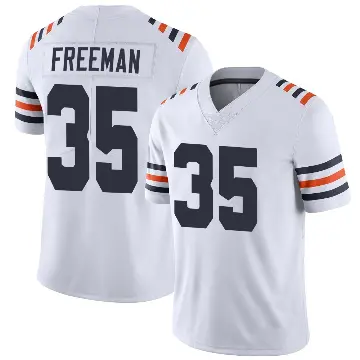 ＃35 Men's Royce Freeman White Limited Chicago Bears Alternate Classic Vapor Jersey