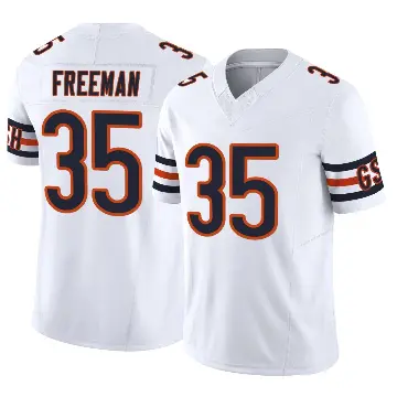 ＃35 Men's Royce Freeman White Limited Chicago Bears Vapor F.U.S.E. Jersey