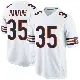 ＃35 Youth Deion Hankins White Game Chicago Bears Jersey