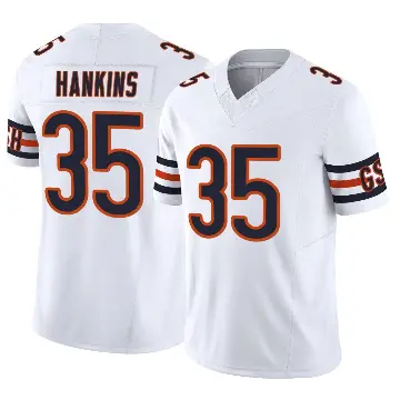 ＃35 Youth Deion Hankins White Limited Chicago Bears Vapor F.U.S.E. Jersey