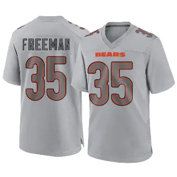 ＃35 Youth Royce Freeman Gray Game Chicago Bears Atmosphere Fashion Jersey