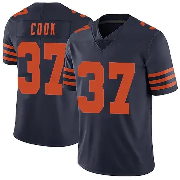 ＃37 Men's Alex Cook Navy Blue Limited Chicago Bears Alternate Vapor Untouchable Jersey
