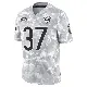 ＃37 Men's Tre Flowers Arctic Camo Limited Chicago Bears 2024 Salute to Service Jersey