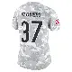 ＃37 Women's Tre Flowers Arctic Camo Limited Chicago Bears 2024 Salute to Service Jersey