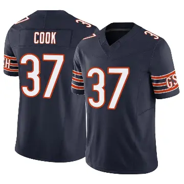 ＃37 Youth Alex Cook Navy Limited Chicago Bears Vapor F.U.S.E. Jersey