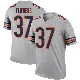 ＃37 Youth Tre Flowers Legend Chicago Bears Inverted Silver Jersey