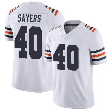 ＃40 Youth Gale Sayers White Limited Chicago Bears Alternate Classic Vapor Jersey
