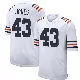 ＃43 Men's Carl Jones White Game Chicago Bears Alternate Classic Jersey