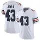 ＃43 Men's Carl Jones White Limited Chicago Bears Alternate Classic Vapor Jersey