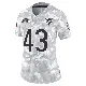 ＃43 Women's Carl Jones Arctic Camo Limited Chicago Bears 2024 Salute to Service Jersey