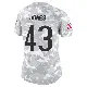 ＃43 Women's Carl Jones Arctic Camo Limited Chicago Bears 2024 Salute to Service Jersey