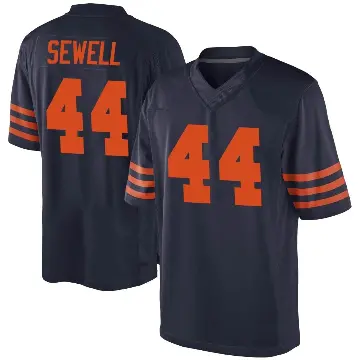 ＃44 Youth Noah Sewell Navy Blue Game Chicago Bears Alternate Jersey