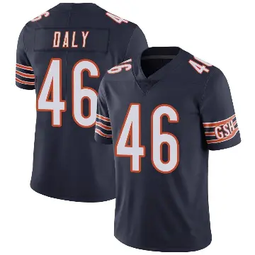 ＃46 Men's Scott Daly Navy Limited Chicago Bears Team Color Vapor Untouchable Jersey