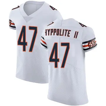 ＃47 Men's Ruben Hyppolite II White Elite Chicago Bears Vapor Untouchable Jersey