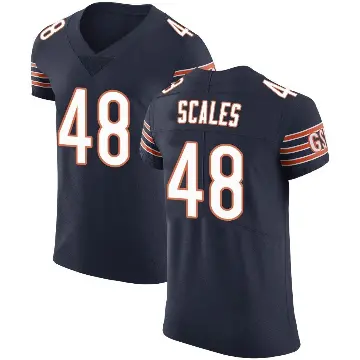 ＃48 Men's Patrick Scales Navy Elite Chicago Bears Team Color Vapor Untouchable Jersey