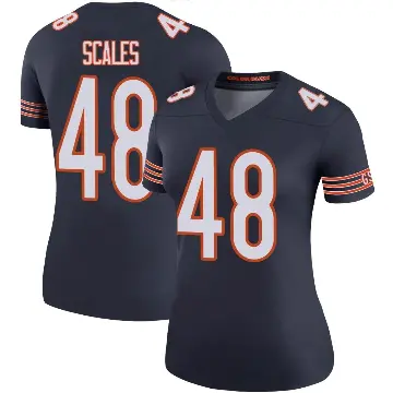 ＃48 Women's Patrick Scales Navy Legend Chicago Bears Color Rush Jersey