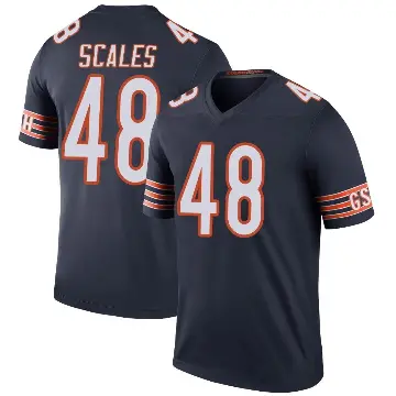 ＃48 Youth Patrick Scales Navy Legend Chicago Bears Color Rush Jersey