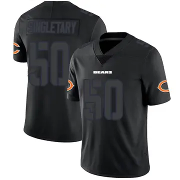 ＃50 Men's Mike Singletary Black Impact Limited Chicago Bears Jersey