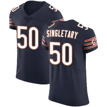 ＃50 Men's Mike Singletary Navy Elite Chicago Bears Team Color Vapor Untouchable Jersey