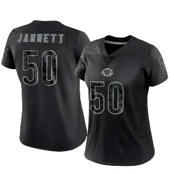 ＃50 Women's Grady Jarrett Black Limited Chicago Bears Reflective Jersey