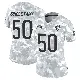 ＃50 Women's Mike Singletary Arctic Camo Limited Chicago Bears 2024 Salute to Service Jersey