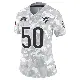 ＃50 Women's Mike Singletary Arctic Camo Limited Chicago Bears 2024 Salute to Service Jersey