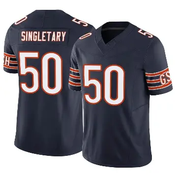 ＃50 Youth Mike Singletary Navy Limited Chicago Bears Vapor F.U.S.E. Jersey