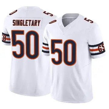 ＃50 Youth Mike Singletary White Limited Chicago Bears Vapor F.U.S.E. Jersey