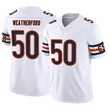 ＃50 Youth Sterling Weatherford White Limited Chicago Bears Vapor F.U.S.E. Jersey