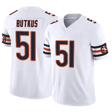 ＃51 Youth Dick Butkus White Limited Chicago Bears Vapor F.U.S.E. Jersey