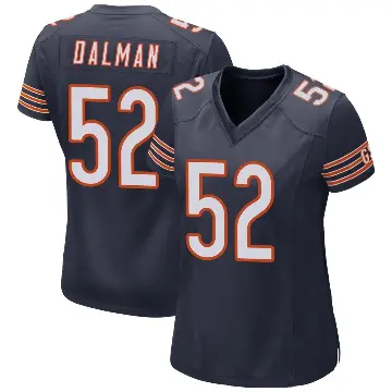＃52 Women's Drew Dalman Navy Game Chicago Bears Team Color Jersey