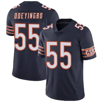 ＃55 Men's Dayo Odeyingbo Navy Limited Chicago Bears Team Color Vapor Untouchable Jersey