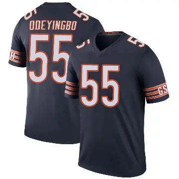 ＃55 Youth Dayo Odeyingbo Navy Legend Chicago Bears Color Rush Jersey