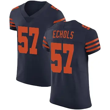 ＃57 Men's Power Echols Navy Blue Elite Chicago Bears Alternate Vapor Untouchable Jersey