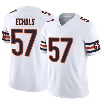 ＃57 Men's Power Echols White Limited Chicago Bears Vapor F.U.S.E. Jersey