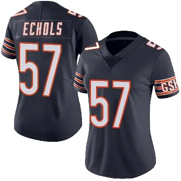 ＃57 Women's Power Echols Navy Limited Chicago Bears Team Color Vapor Untouchable Jersey
