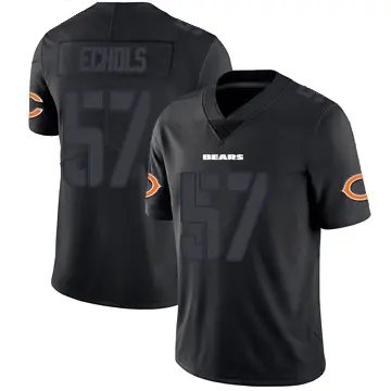 ＃57 Youth Power Echols Black Impact Limited Chicago Bears Jersey