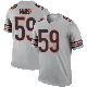 ＃59 Men's Cassius Marsh Legend Chicago Bears Inverted Silver Jersey