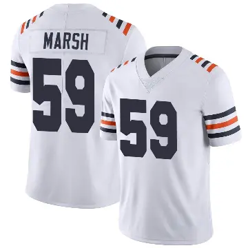＃59 Men's Cassius Marsh White Limited Chicago Bears Alternate Classic Vapor Jersey