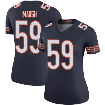 ＃59 Women's Cassius Marsh Navy Legend Chicago Bears Color Rush Jersey