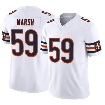 ＃59 Youth Cassius Marsh White Limited Chicago Bears Vapor F.U.S.E. Jersey