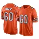 ＃60 Men's Bill Murray Orange Game Chicago Bears Alternate Jersey