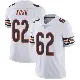 ＃62 Men's Eric Kush White Limited Chicago Bears Vapor Untouchable Jersey